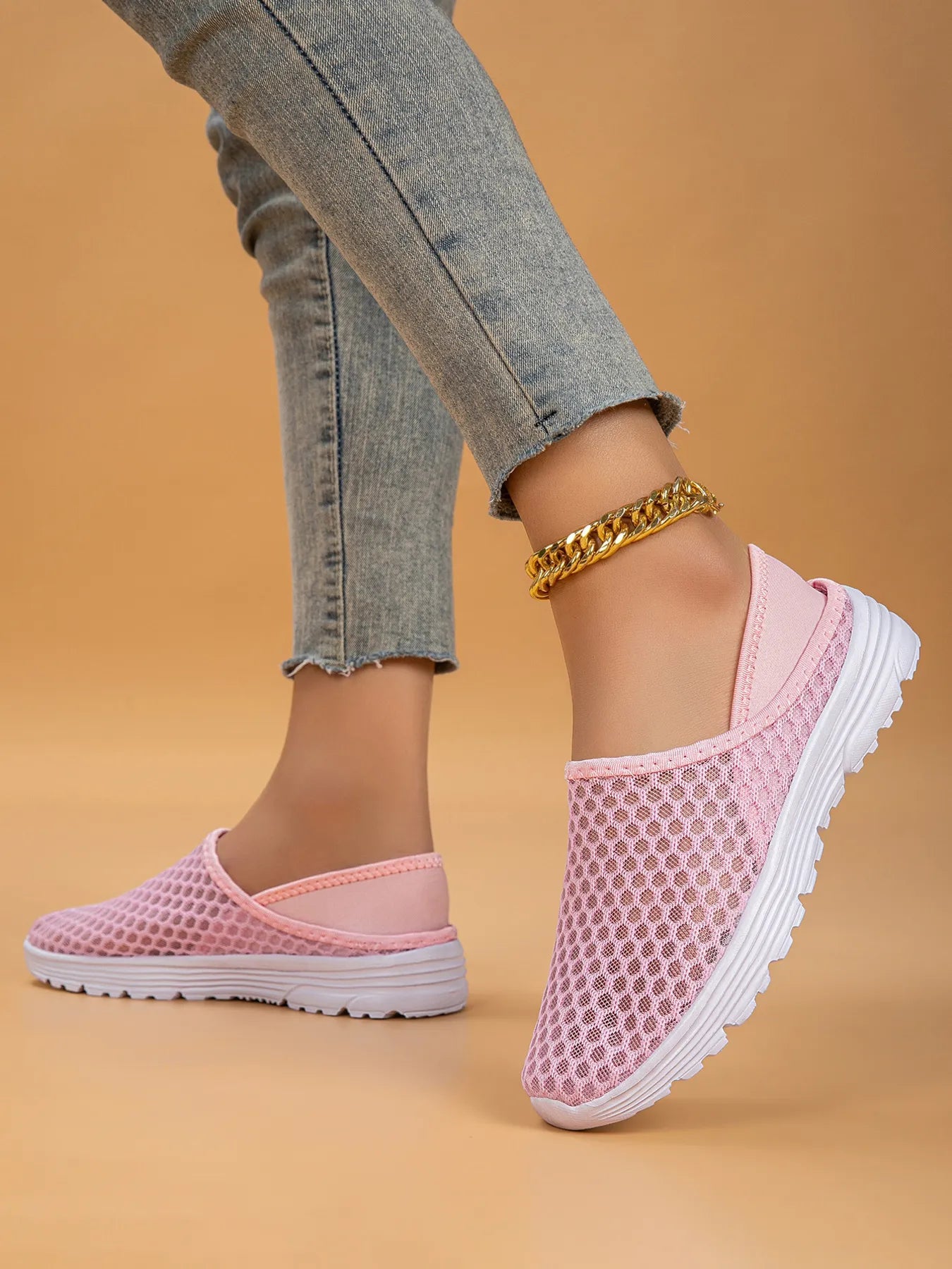 Breathable Mesh Slip-Ons | Sneakers Daverri Fashions