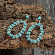 Artificial Turquoise Earrings | Earrings Daverri Fashions
