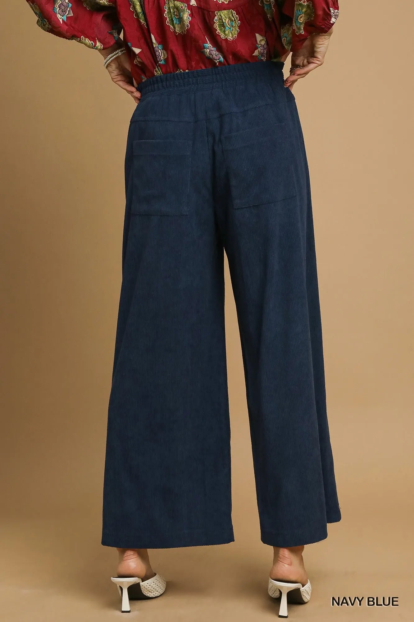 Umgee Wide-Leg Corduroy Pants | Daverri Fashions