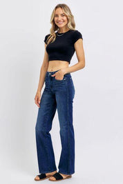 Judy Blue Full Size Tummy Control Straight Jeans | Jeans Daverri Fashions
