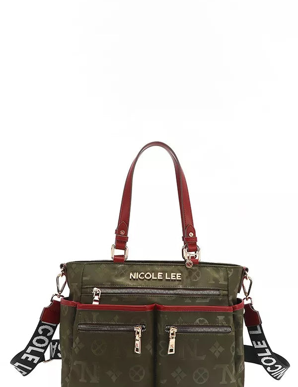 OLIVE One Size Multi-Compartment Convertible Tote Bag | Handbags Daverri Fashions