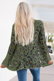 Printed Long Sleeve Cardigan | Cardigans Daverri Fashions