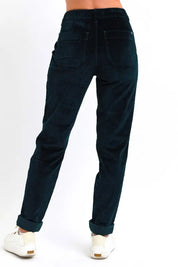 Judy Blue Full Size High Waist Corduroy Cuffed Jogger Plus Size | Daverri Fashions
