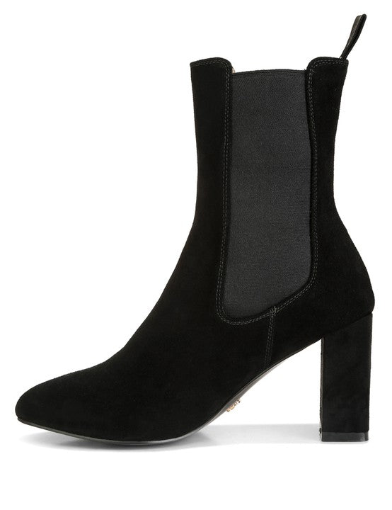 Gaven Suede High Ankle Chelsea Boots | Boots Daverri Fashions