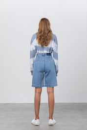 Mom Bermuda Denim Shorts | Bermuda Shorts Daverri Fashions