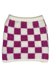 Fuzzy Checkered Skirt | Skirts Daverri Fashions