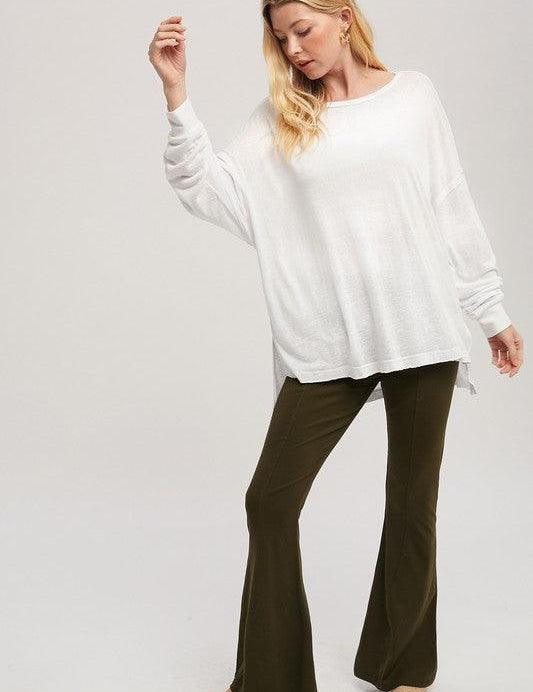 OLIVE Aemi+Co Gloria High Waisted Flare Pants | Pants Daverri Fashions