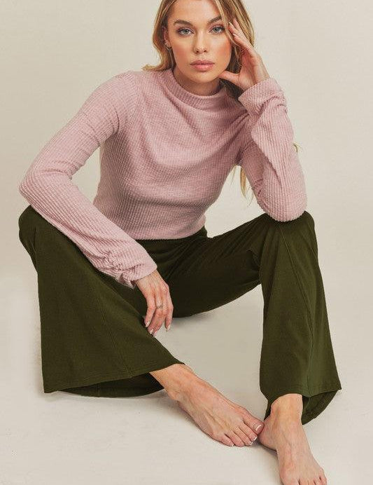 Aemi+Co Gloria High Waisted Flare Pants | Pants Daverri Fashions