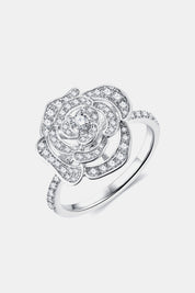 Moissanite Flower Shape Ring | Rings Daverri Fashions