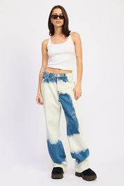 HIGH WAISTED TIE DYE JEANS | Jeans Daverri Fashions
