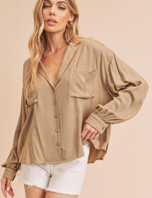 CAMEL L Cherie Shirt | Shirts Daverri Fashions