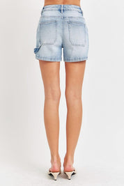 Risen Full Size High Rise Denim Shorts | Denim Shorts Daverri Fashions