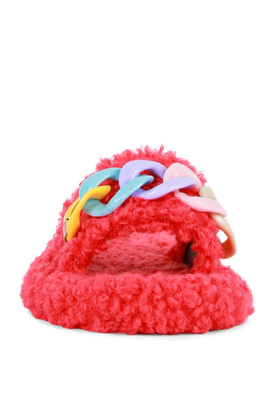 Rola Acrylic Chain Slides | Slippers Daverri Fashions