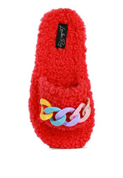 Rola Acrylic Chain Slides | Slippers Daverri Fashions