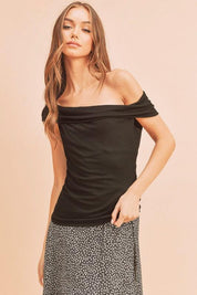Shonda Off Shoulder Top | Shirts & Tops Daverri Fashions