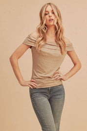Shonda Off Shoulder Top | Shirts & Tops Daverri Fashions
