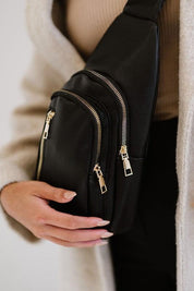 Vegan Leather Multi Pocket Crossbody | Handbags Daverri Fashions