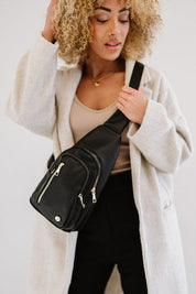 Vegan Leather Multi Pocket Crossbody | Handbags Daverri Fashions