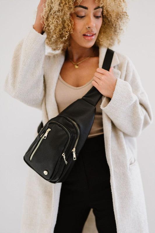 Vegan Leather Multi Pocket Crossbody | Handbags Daverri Fashions