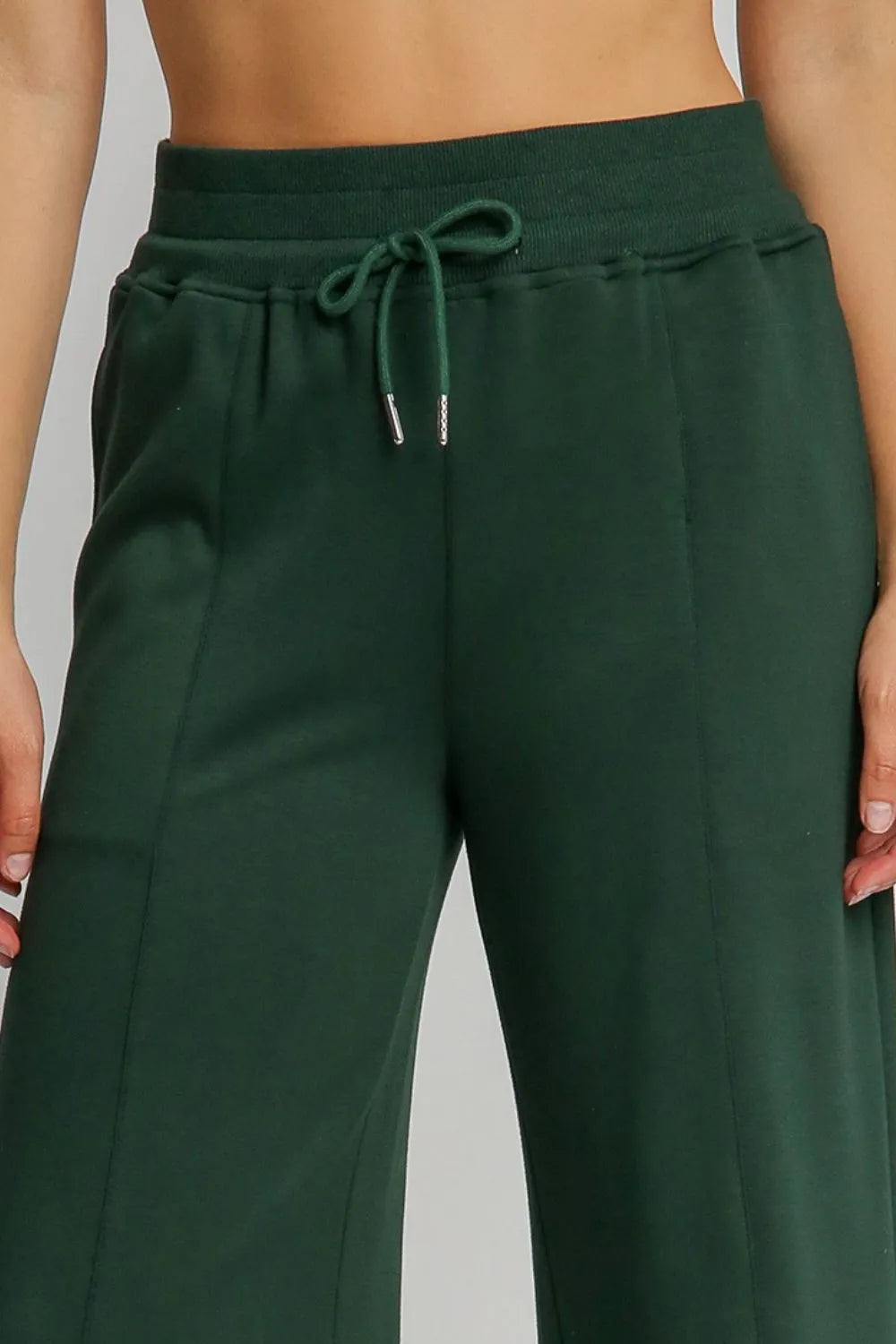 Umgee Full Size Drawstring Wide Leg Pants with Pockets | Daverri Fashions