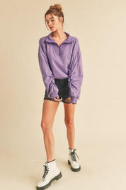 Jamila Half Zip Pullover | Sweatshirts Daverri Fashions
