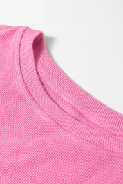 Exposed Seam Contrast Long Sleeve Sweatshirt | Sweatshirts Daverri Fashions