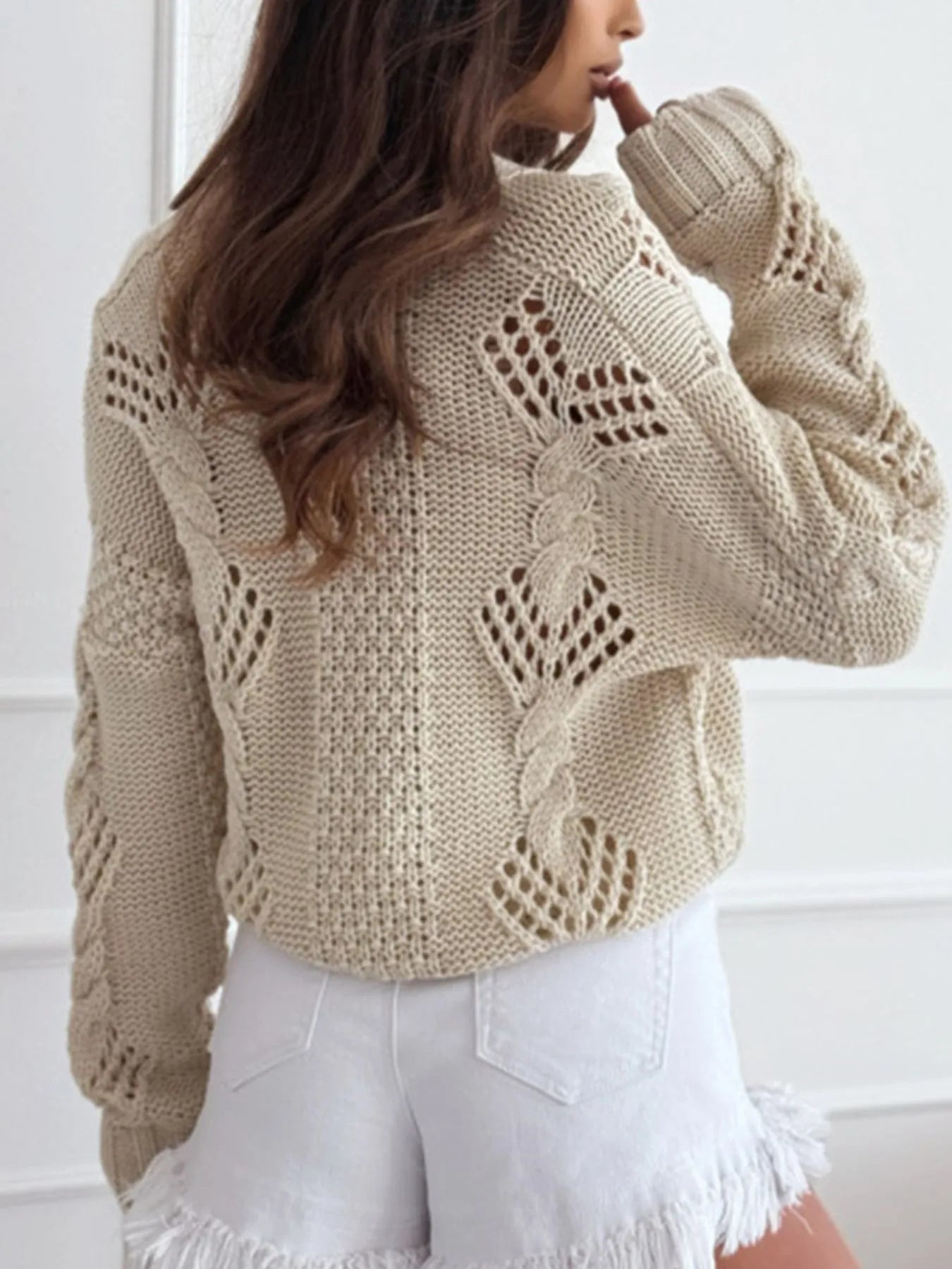 Button Up V-Neck Cardigan | Cardigans Daverri Fashions