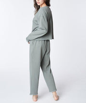 RECYCLED COTTON LOUNGEWEAR SET | Outfit Sets Daverri Fashions