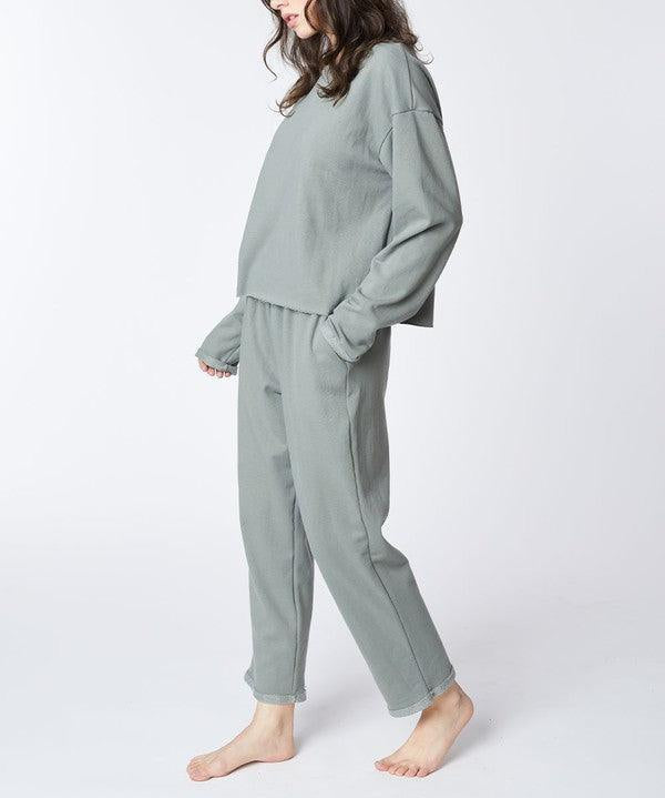 RECYCLED COTTON LOUNGEWEAR SET | Outfit Sets Daverri Fashions