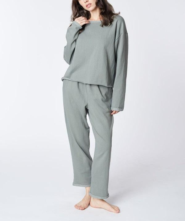 RECYCLED COTTON LOUNGEWEAR SET | Outfit Sets Daverri Fashions