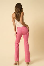 Pink Cargo Slim Boot Jeans | Cargo Jeans Daverri Fashions