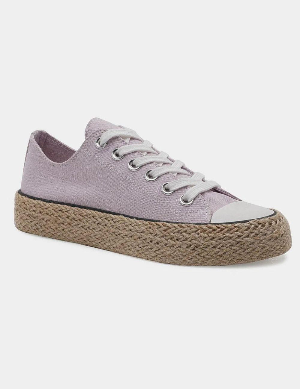 Lace Up Woven Espadrille Sole Sneakers | Sneakers Daverri Fashions