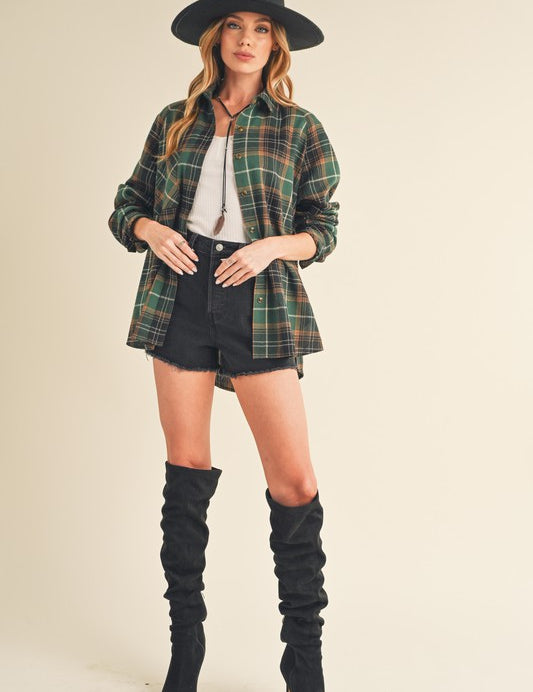 Katie Flannel Shirt | Shirts Daverri Fashions