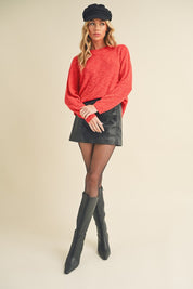 Strawberry Spritz S Aemi+Co Rayla Knit Sweater | Sweaters Daverri Fashions