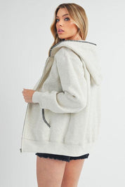 Aemi + Co Noel Zip Hoodie | Hoodies Daverri Fashions