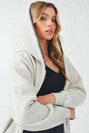 Aemi + Co Noel Zip Hoodie | Hoodies Daverri Fashions