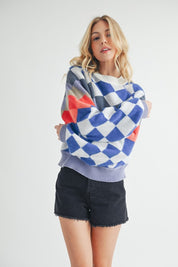 Aemi + Co Crewneck Raglan Sleeve Pullover Sweater | Sweaters Daverri Fashions