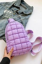 Quilted Nylon Crossbody Bag | Cross Body Bags Daverri Fashions