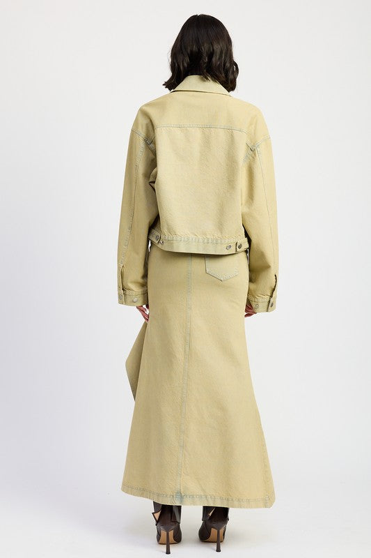 OVERSIZED DENIM JACKET | Daverri Fashions