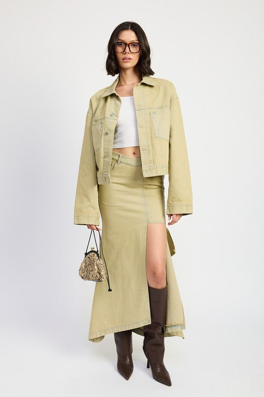 OVERSIZED DENIM JACKET | Daverri Fashions