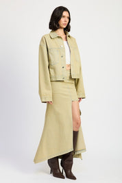 OVERSIZED DENIM JACKET | Daverri Fashions