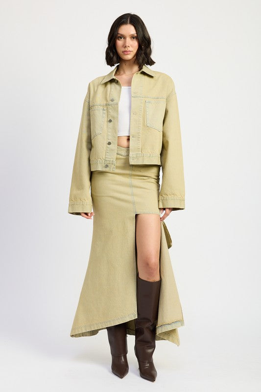 OVERSIZED DENIM JACKET | Daverri Fashions