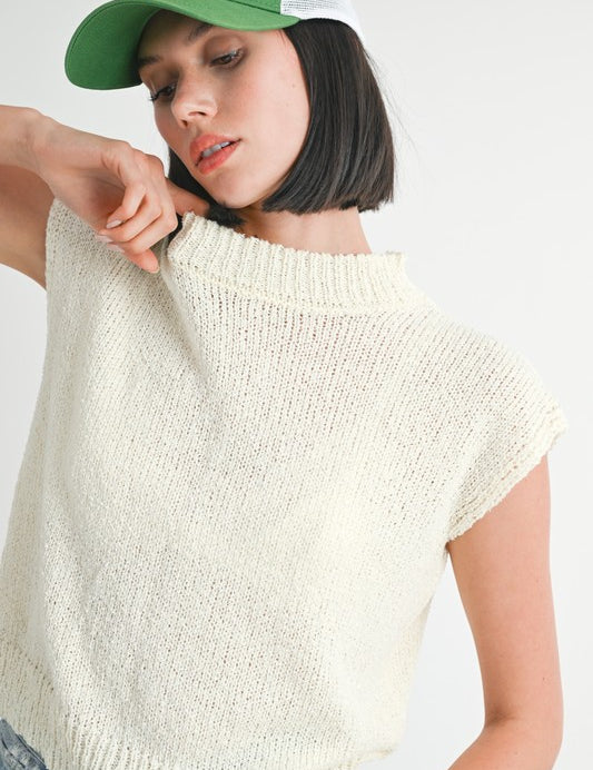 SLEEVELESS SWEATER TOP | Sweaters Daverri Fashions