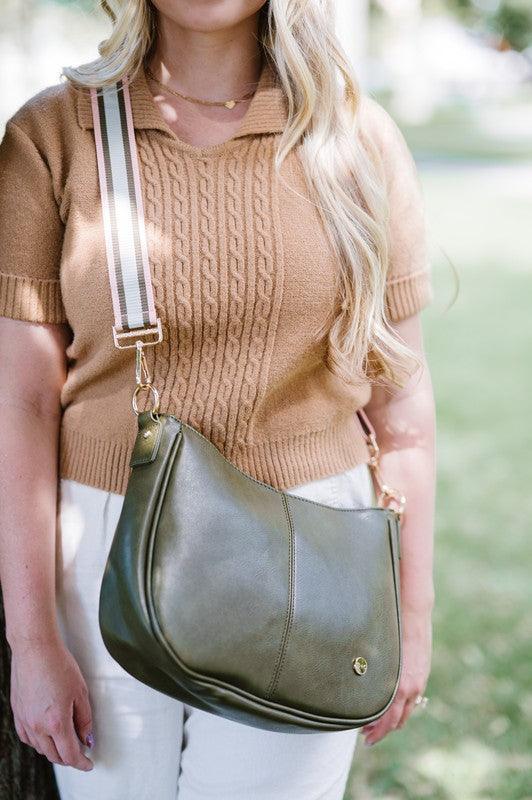 Marissa Crossbody Bag with Straps | Handbags Daverri Fashions