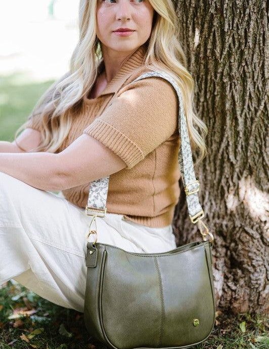 SECRET GARDEN 1 Marissa Crossbody Bag with Straps | Handbags Daverri Fashions