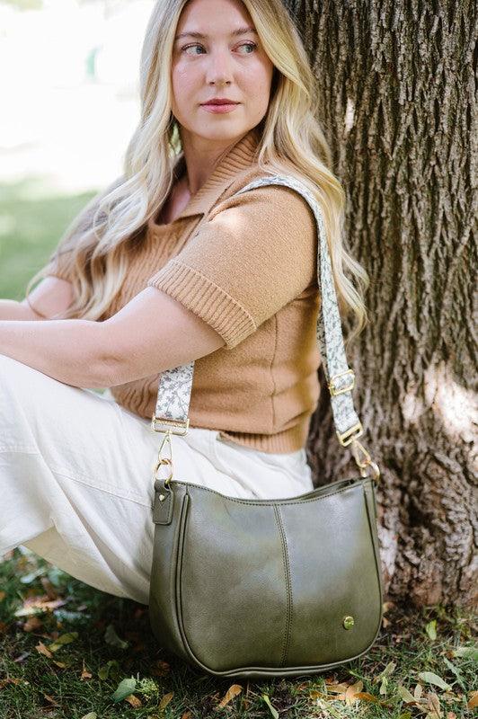 SECRET GARDEN 1 Marissa Crossbody Bag with Straps | Handbags Daverri Fashions