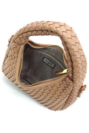 Woven Mini Hobo Shoulder Bag | Daverri Fashions