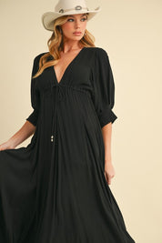 BLACK S Aemi+ Co Geela Midi Dress | Midi Dresses Daverri Fashions