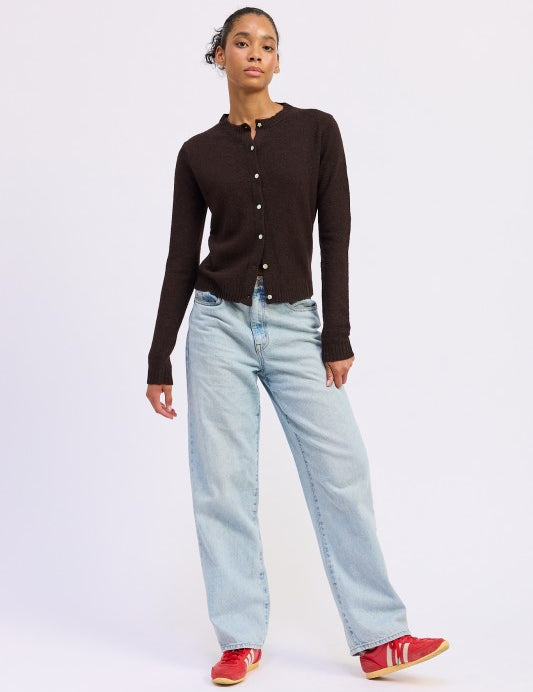 Fitted Button Up Cardigan | Cardigans Daverri Fashions