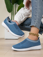 Breathable Knit Slip-On Athletic Sneakers | Sneakers Daverri Fashions